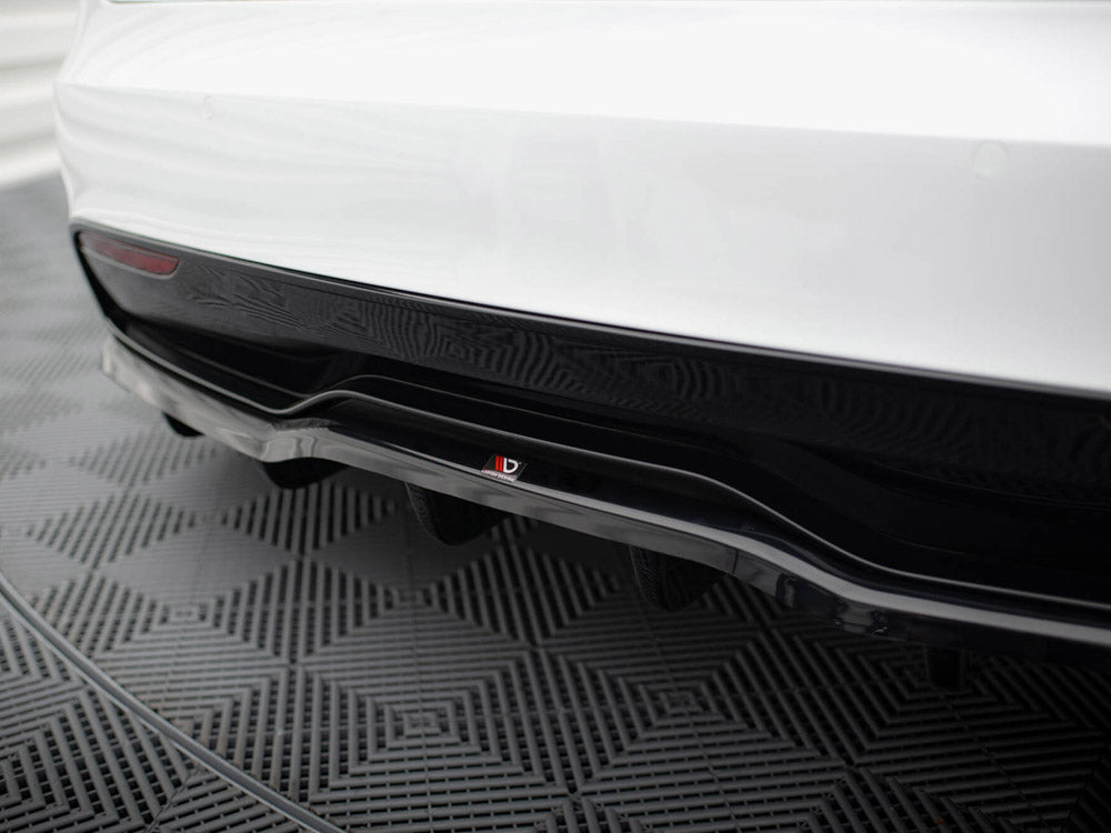 Rear Splitter (Vertical Bars) V.1 compatible with Tesla Model S Plaid Mk1 Facelift