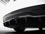 Rear Splitter (Vertical Bars) V.2 compatible with Tesla Model S Plaid Mk1 Facelift