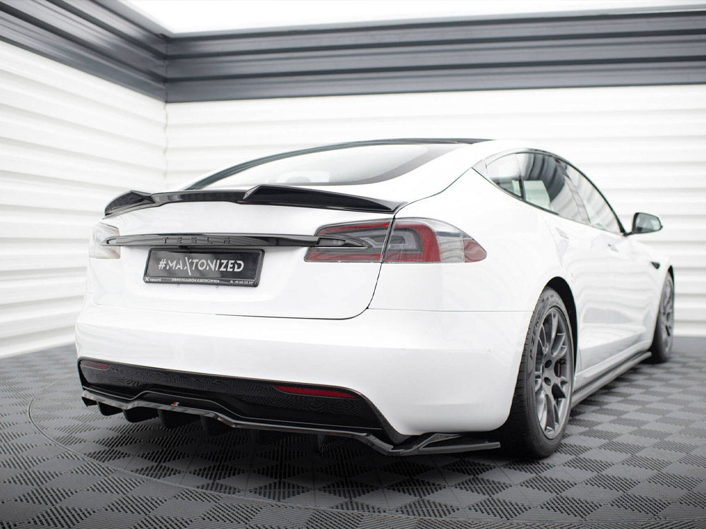 Spoiler CAP 3D compatible with Tesla Model S Plaid Mk1 Facelift