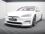 Front Splitter V.1 compatible with Tesla Model S Plaid Mk1 Facelift