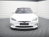 Front Splitter V.1 compatible with Tesla Model S Plaid Mk1 Facelift