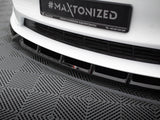 Front Splitter V.1 compatible with Tesla Model S Plaid Mk1 Facelift