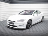 Front Splitter V.3 compatible with Tesla Model S Plaid Mk1 Facelift