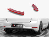 Rear Side Splitters V.2 compatible with Volkswagen Golf GTI Mk7 Facelift