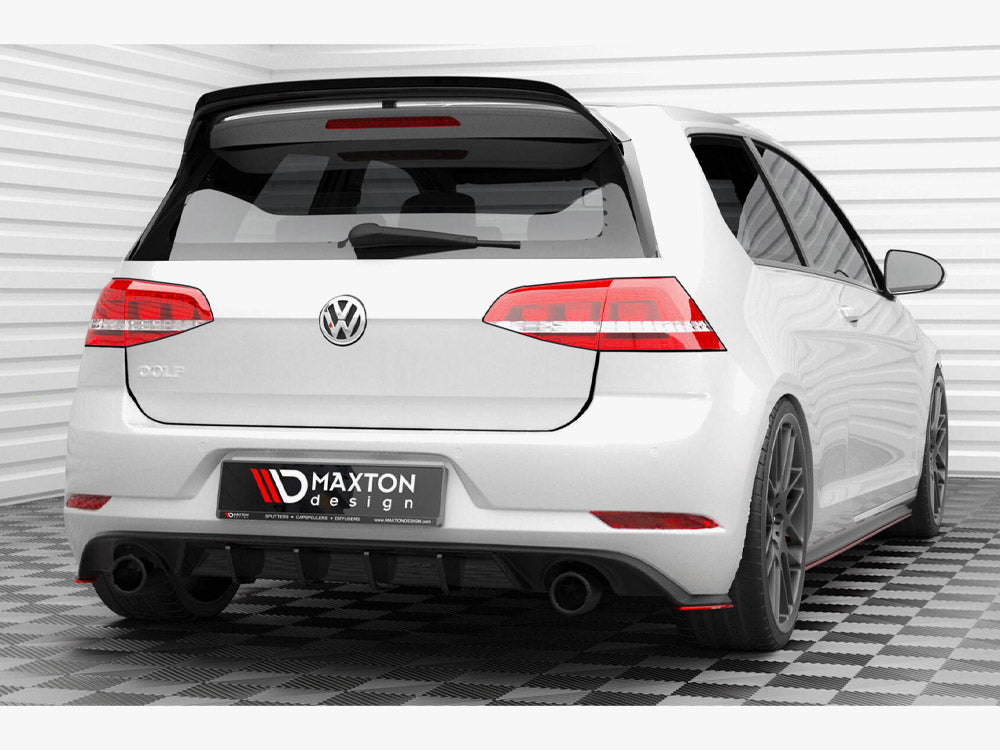 Rear Side Splitters V.2 compatible with Volkswagen Golf GTI Mk7 Facelift