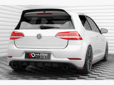 Rear Side Splitters V.2 compatible with Volkswagen Golf GTI Mk7 Facelift