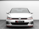 Front Side Splitters compatible with Volkswagen Golf GTI / GTD Mk7 Facelift