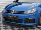Front Splitter V.2 compatible with Volkswagen Golf R Mk6