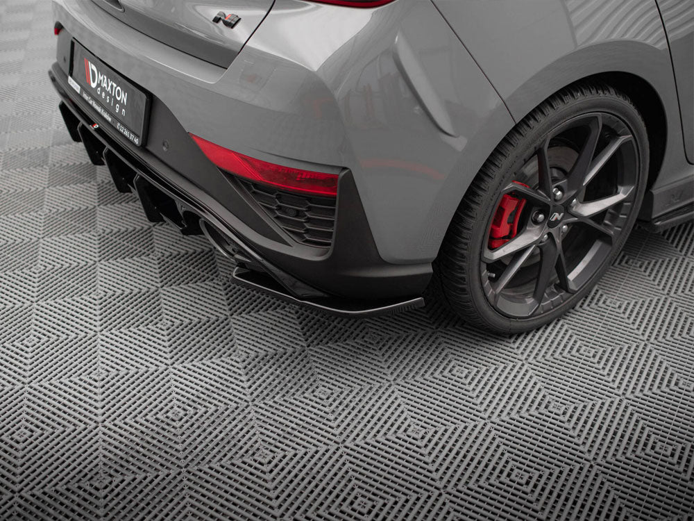Rear Side Splitters V.5 compatible with Hyundai i30 N Hatchback Mk3 Facelift