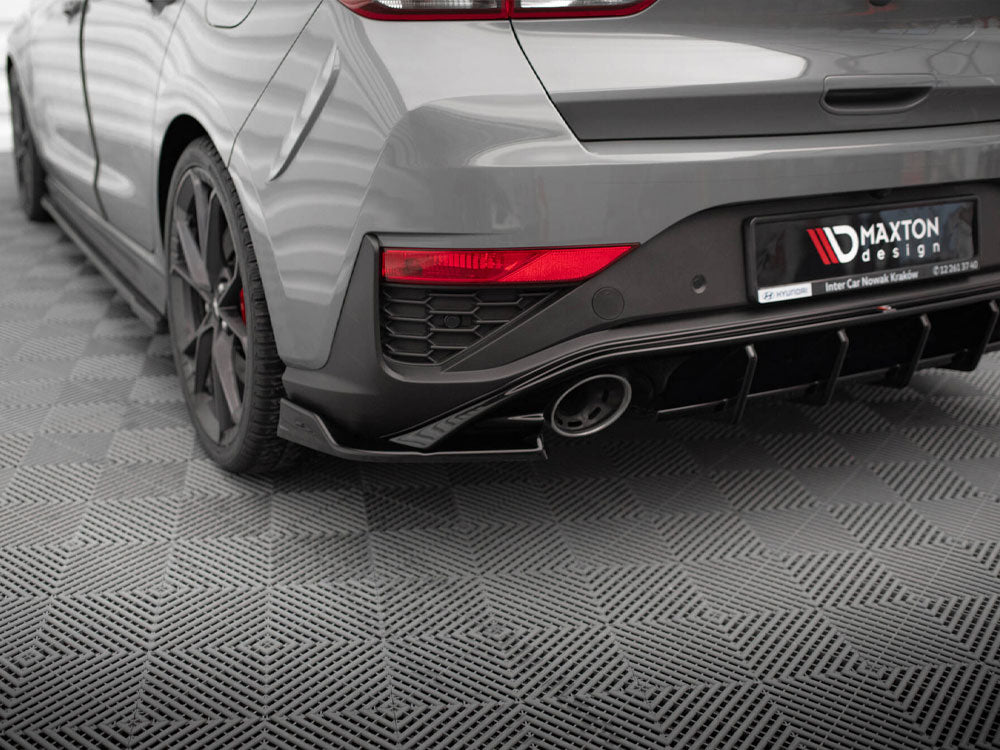 Rear Side Splitters V.6 compatible with Hyundai i30 N Hatchback Mk3 Facelift