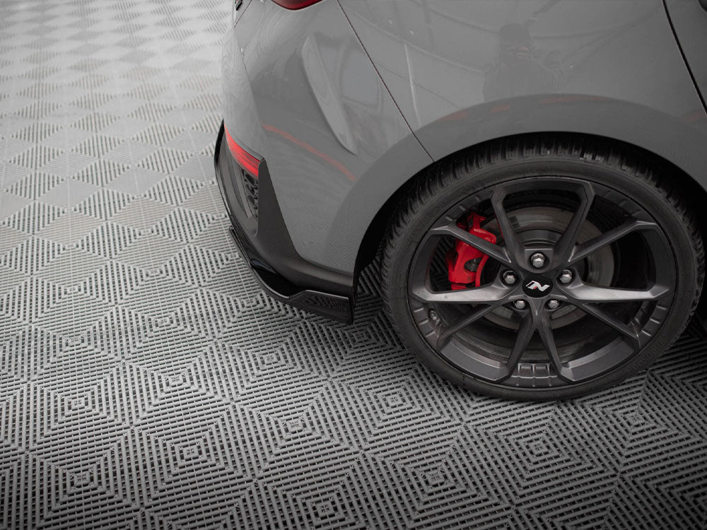 Rear Side Splitters V.6 compatible with Hyundai i30 N Hatchback Mk3 Facelift