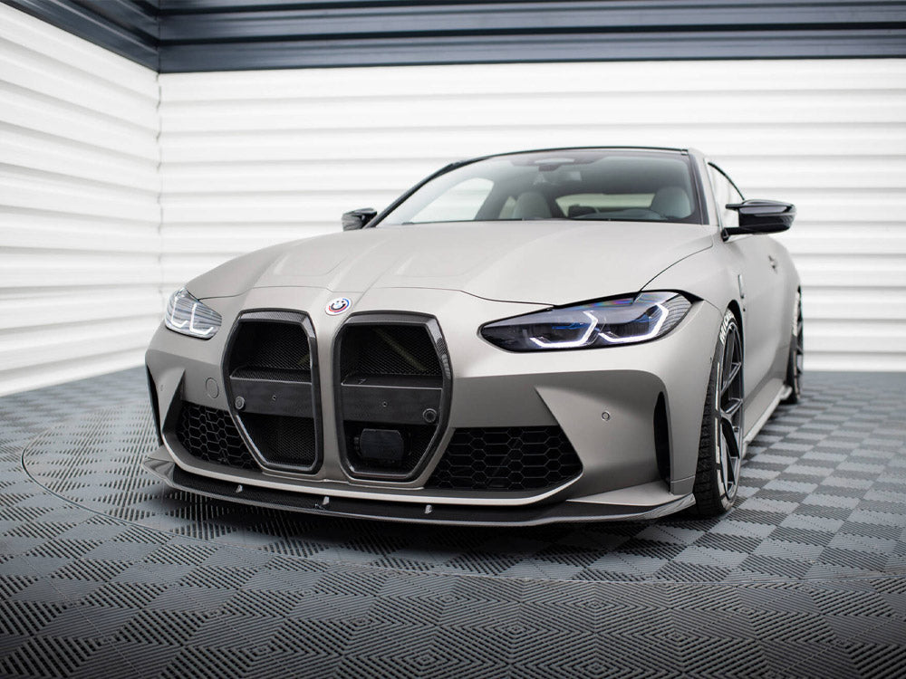 Carbon Fiber Front Splitter V.3 compatible with BMW M4 G82 / M3 G80