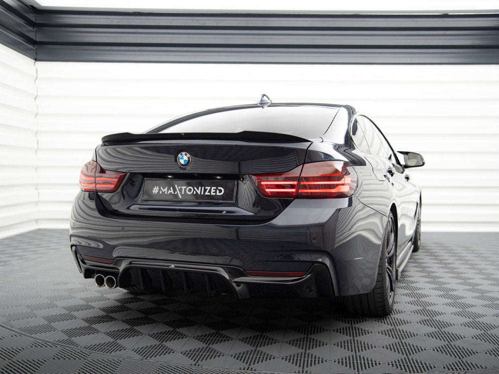 Rear Valance compatible with BMW 4 Coupe / Gran Coupe / Cabrio M-Pack F32 / F36 / F33 (Version with exhaust on one Side)