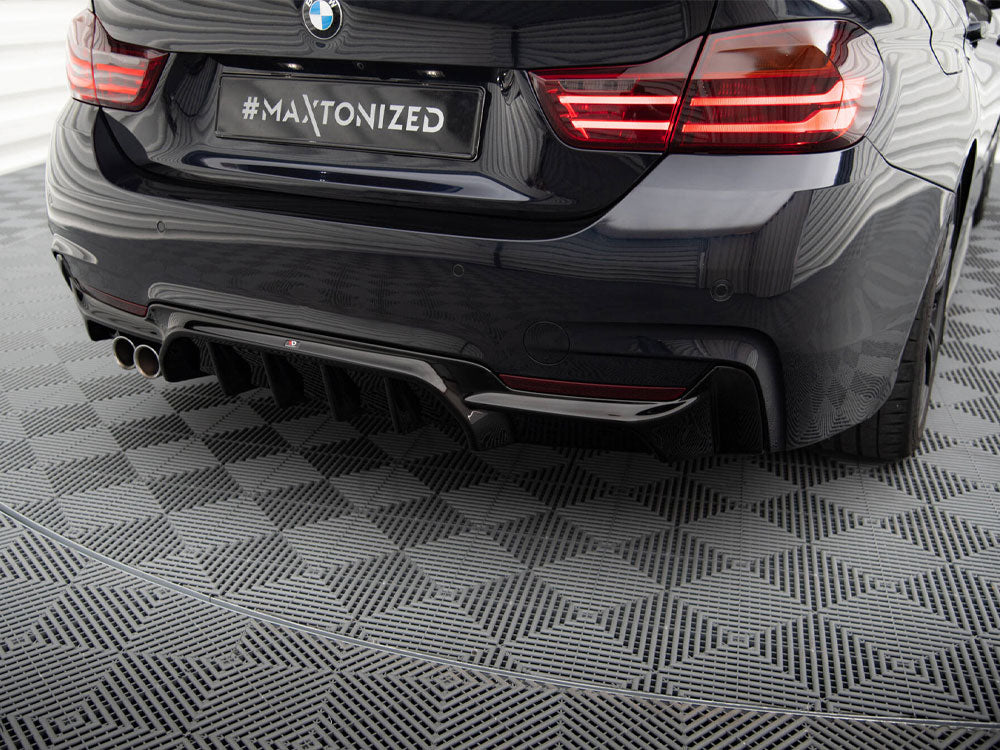 Rear Valance compatible with BMW 4 Coupe / Gran Coupe / Cabrio M-Pack F32 / F36 / F33 (Version with exhaust on one Side)