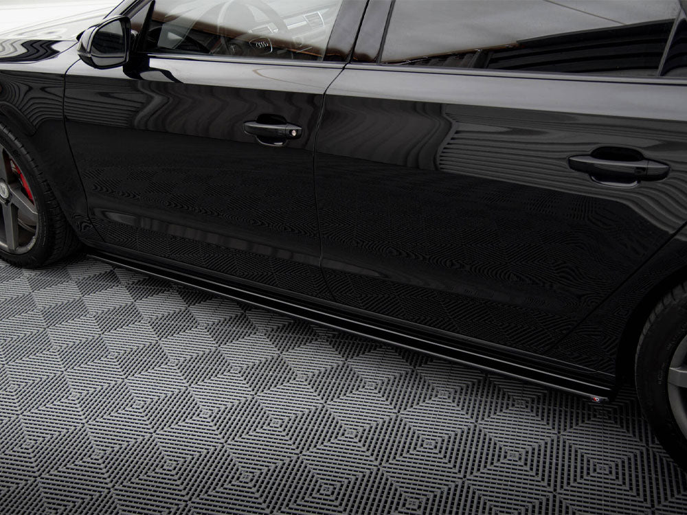 Side Skirts Diffusers compatible with Audi A8 D4