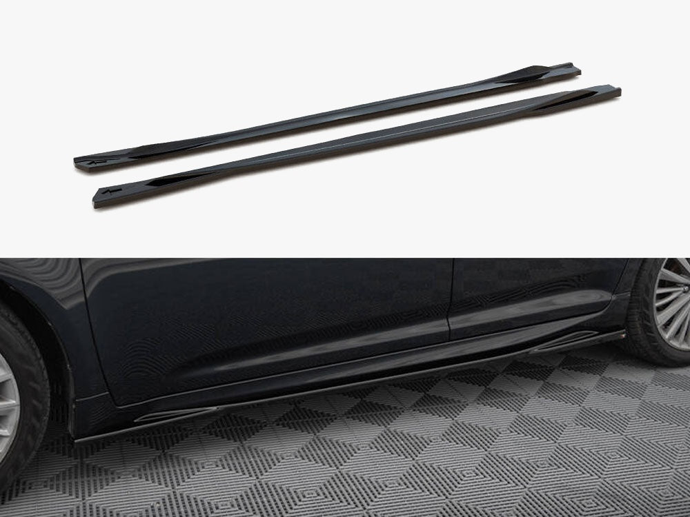 Side Skirts Diffusers compatible with Toyota Avensis Mk3 Facelift