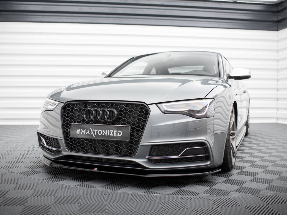 Front Splitter V.1 compatible with Audi S5 / A5 S Line 8T Facelift