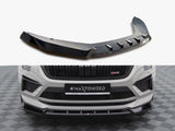 Front Splitter V.1 compatible with Skoda Kodiaq RS Mk1 Facelift