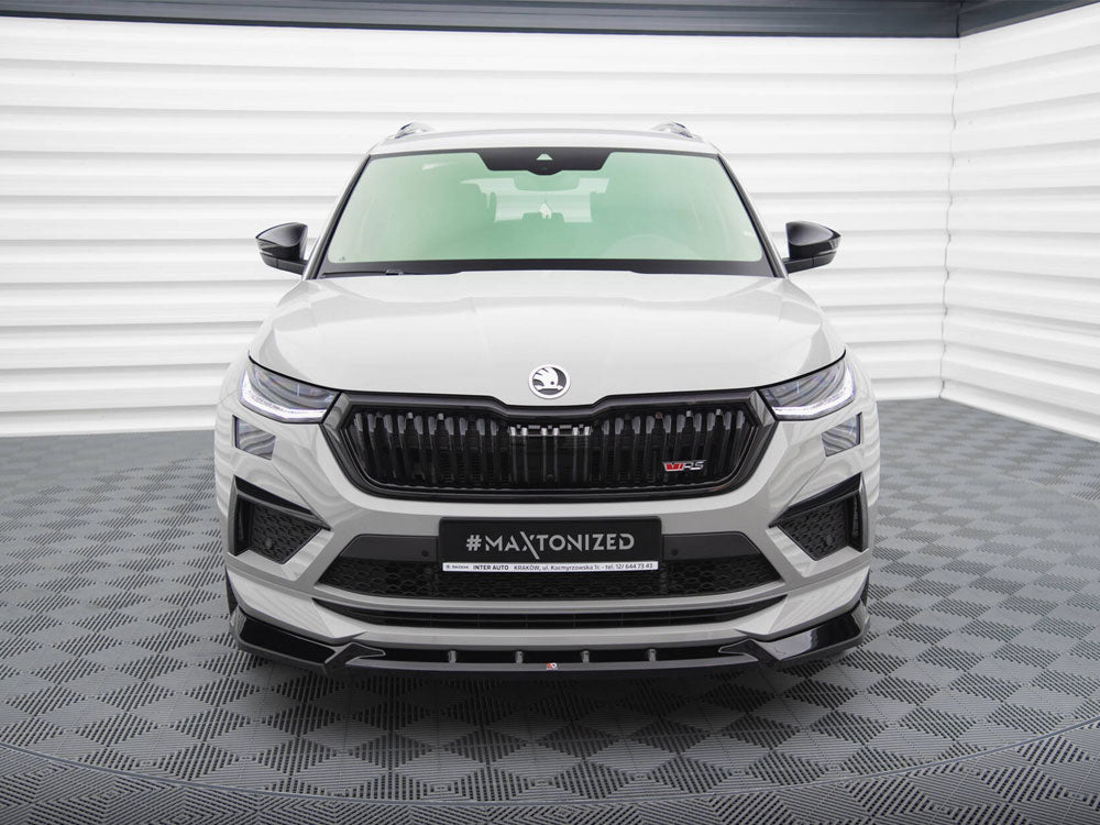 Front Splitter V.1 compatible with Skoda Kodiaq RS Mk1 Facelift