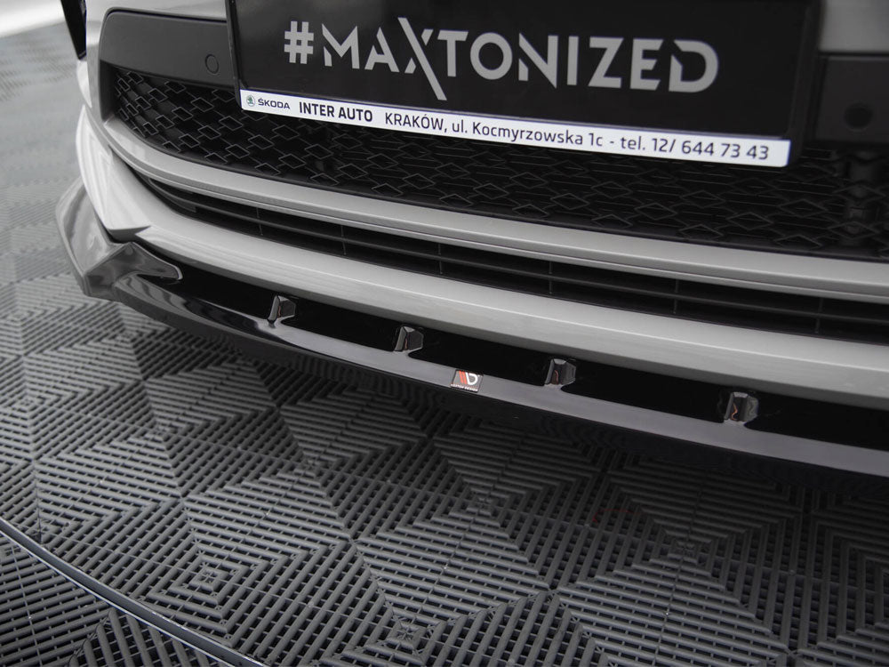 Front Splitter V.1 compatible with Skoda Kodiaq RS Mk1 Facelift