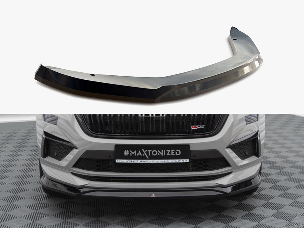 Front Splitter V.2 compatible with Skoda Kodiaq RS Mk1 Facelift