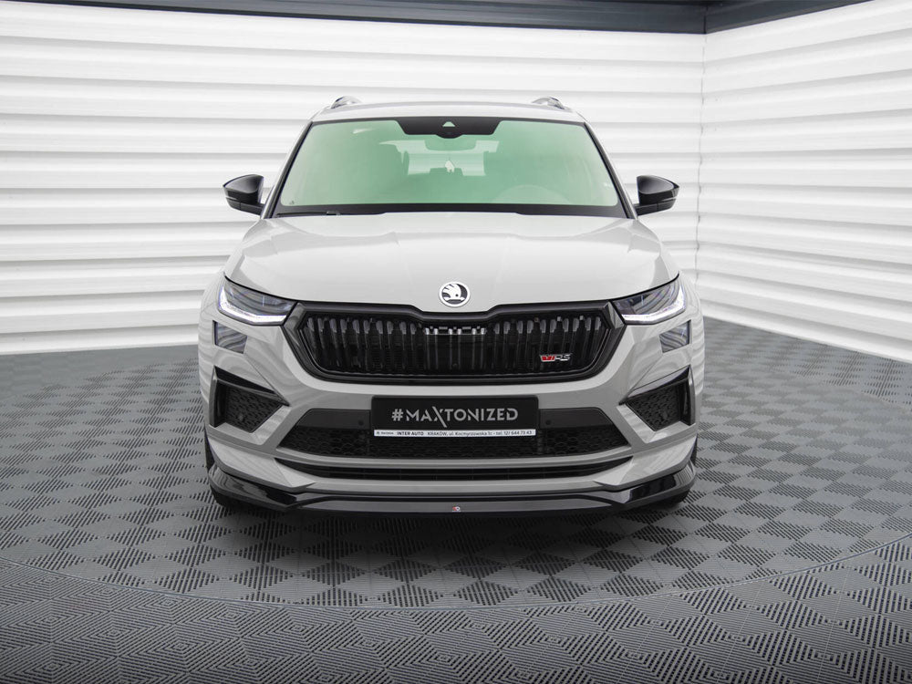 Front Splitter V.2 compatible with Skoda Kodiaq RS Mk1 Facelift