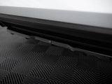 Central Rear Splitter (Vertical Bars) compatible with Skoda Kodiaq RS - Carbon Look