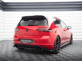 Rear Side Splitters compatible with VW Golf Mk7 GTI Clubsport - Textured