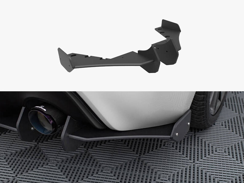 Street PRO Rear Side Splitters compatible with Subaru BRZ Mk1 / Mk1 Facelift