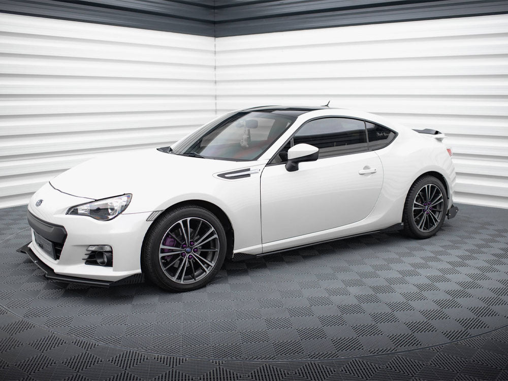 Street PRO Side Skirts Diffusers + Flaps compatible with Subaru BRZ Mk1 / Mk1 Facelift