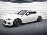 Street PRO Side Skirts Diffusers + Flaps compatible with Subaru BRZ Mk1 / Mk1 Facelift