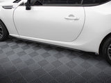 Street PRO Side Skirts Diffusers + Flaps compatible with Subaru BRZ Mk1 / Mk1 Facelift