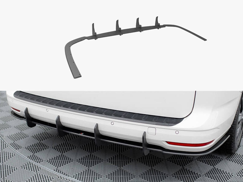 Street PRO Rear Diffuser compatible with Volkswagen Caddy Maxi Mk5