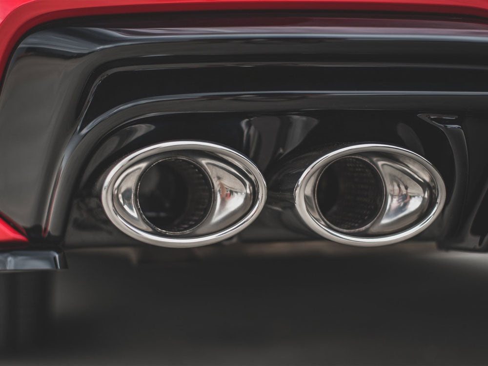 Rear Valance + Exhaust Ends Imitation compatible with Audi A7 S Line C8 / S7 C8 / C8 Facelift / S7 Facelift