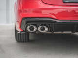 Rear Valance + Exhaust Ends Imitation compatible with Audi A7 S Line C8 / S7 C8 / C8 Facelift / S7 Facelift