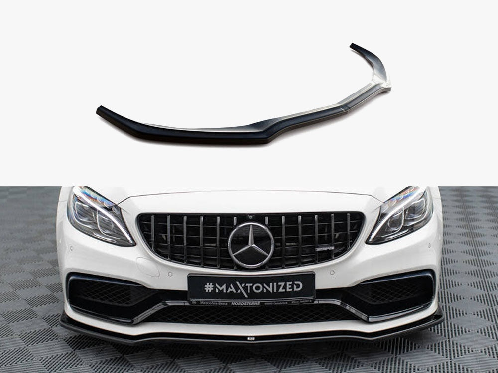 Front Splitter V.1 compatible with Mercedes-AMG C63 Sedan / Estate W205 / S205
