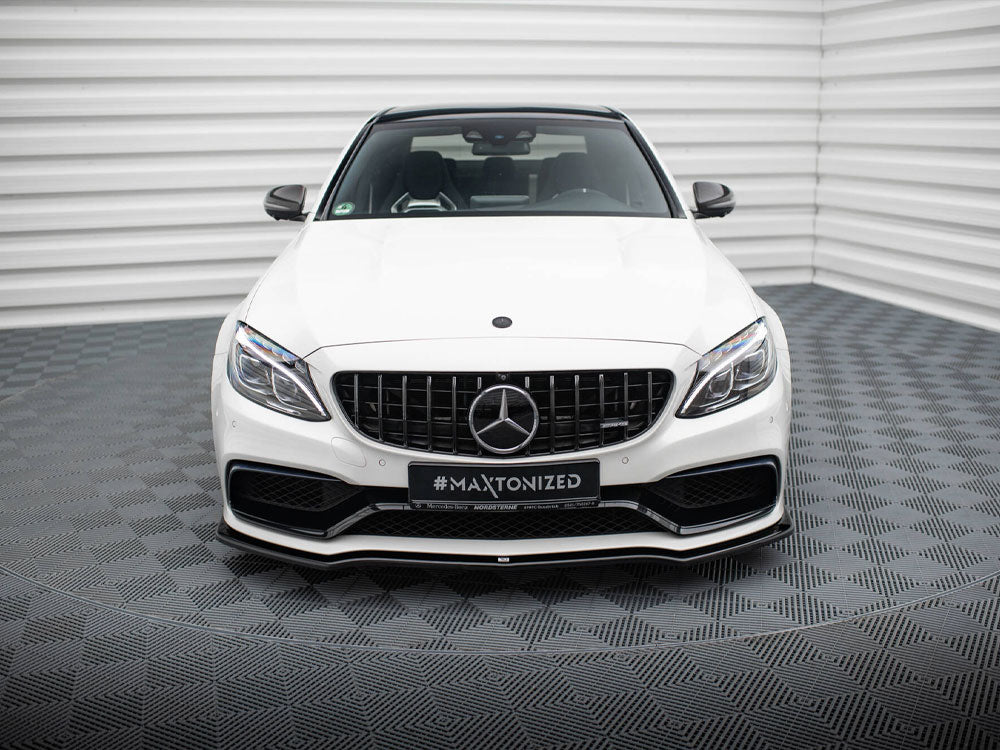 Front Splitter V.1 compatible with Mercedes-AMG C63 Sedan / Estate W205 / S205