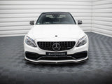 Front Splitter V.1 compatible with Mercedes-AMG C63 Sedan / Estate W205 / S205