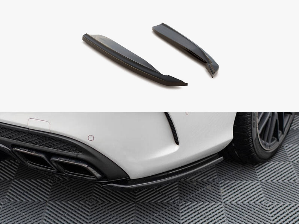 Rear Side Splitters compatible with Mercedes-AMG C63 Sedan / Estate W205 / S205