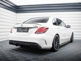 Rear Side Splitters compatible with Mercedes-AMG C63 Sedan / Estate W205 / S205