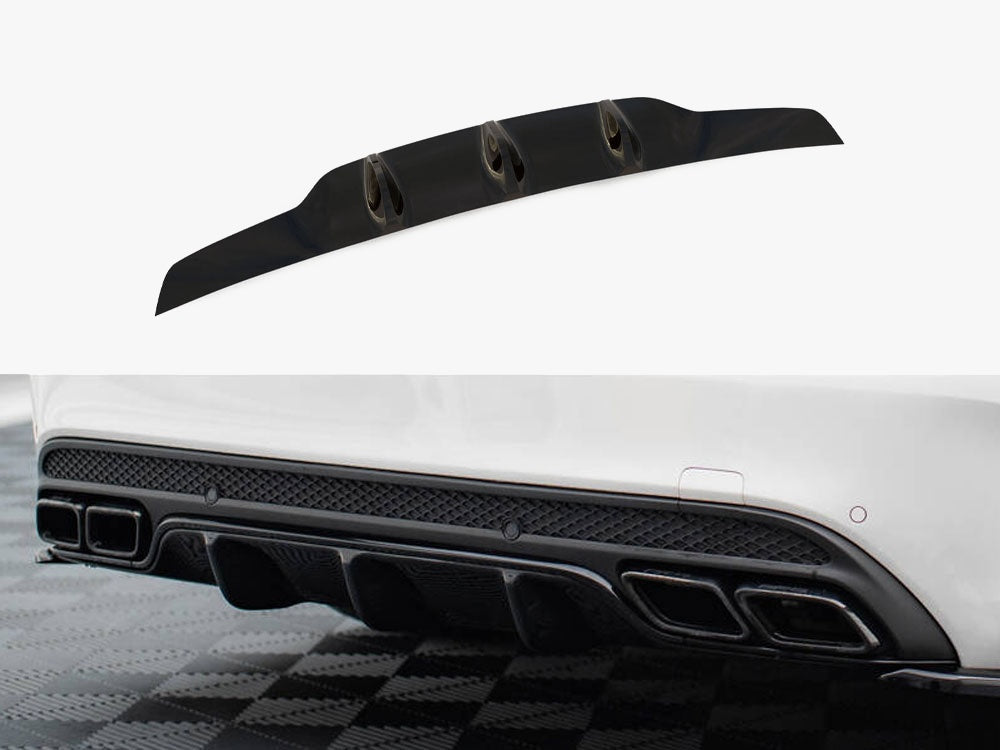 Rear Valance compatible with Mercedes-AMG C63 Sedan / Estate W205 / S205