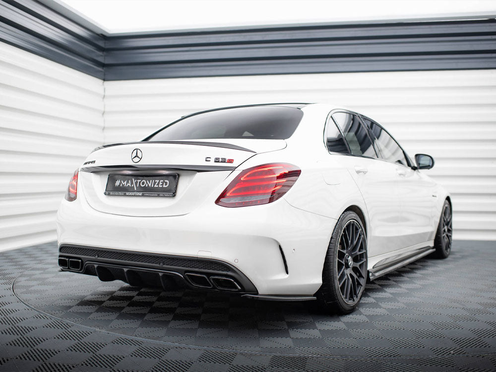 Rear Valance compatible with Mercedes-AMG C63 Sedan / Estate W205 / S205
