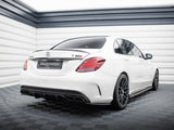Rear Valance compatible with Mercedes-AMG C63 Sedan / Estate W205 / S205