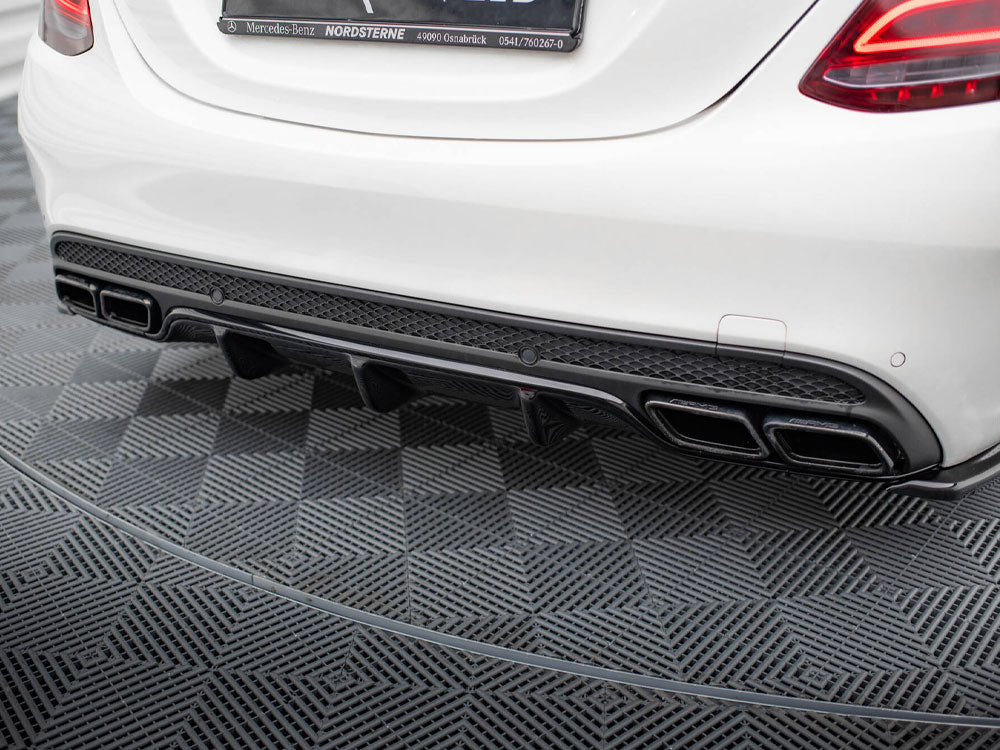 Rear Valance compatible with Mercedes-AMG C63 Sedan / Estate W205 / S205