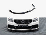 Front Splitter V.2 compatible with Mercedes-AMG C63 Sedan / Estate W205 / S205