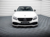 Front Splitter V.2 compatible with Mercedes-AMG C63 Sedan / Estate W205 / S205