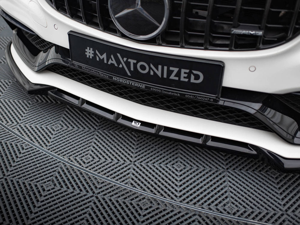 Front Splitter V.2 compatible with Mercedes-AMG C63 Sedan / Estate W205 / S205