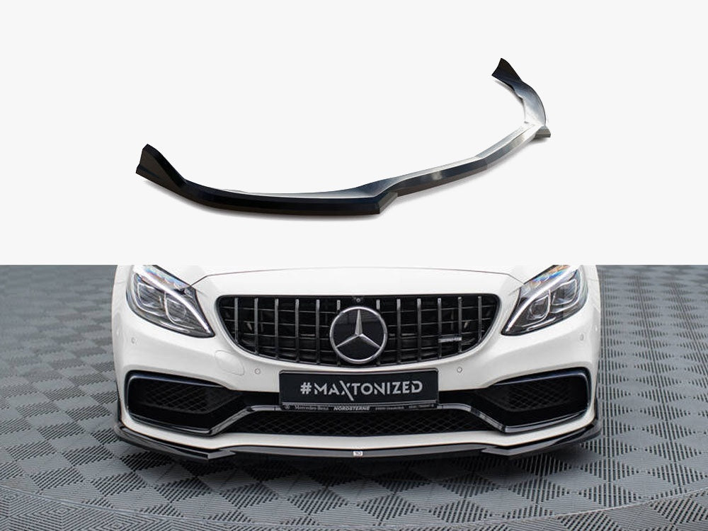 Front Splitter V.3 compatible with Mercedes-AMG C63 Sedan / Estate W205 / S205