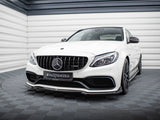 Front Splitter V.3 compatible with Mercedes-AMG C63 Sedan / Estate W205 / S205