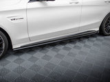 Side Skirts Diffusers V.2 compatible with Mercedes-AMG C63 Sedan / Estate W205 / S205